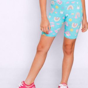 Bermuda Infantil Ciclista Estampa Sortida Azul
