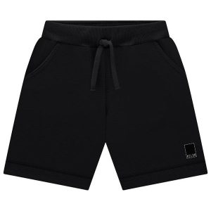 Bermuda Infantil Menino Básica Preto