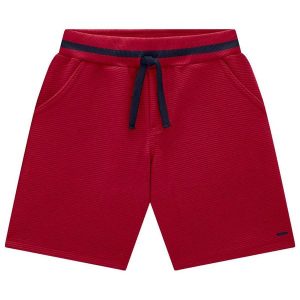 Bermuda Infantil Menino Básica Vermelho