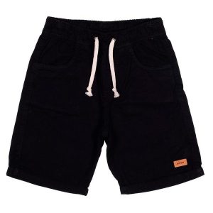 Bermuda Infantil Menino Sarja Preto