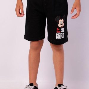 Bermuda Infantil Motelinho Mickey Preta