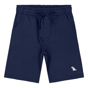 Bermuda Menino Moletom Azul