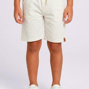 Bermuda Sarja Infantil Off White