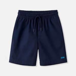 Bermuda de Sarja Marinho com Cadarço Marinho