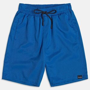 Bermuda de Tactel Azul Bic Azul