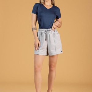 Blusa Basica Adulto Feminino Azul