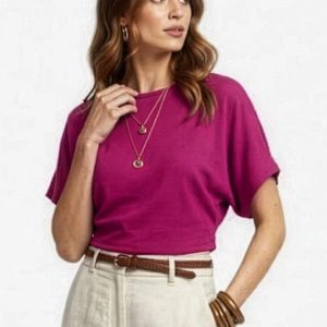 Blusa Cropped Feminina Rosa