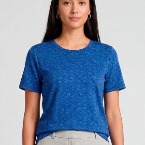 Blusa Feminina Básica Azul