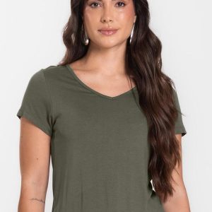 Blusa Feminina Básica Verde