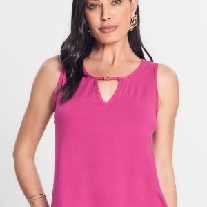 Blusa Feminina Estampada Infinita Cor Rosa