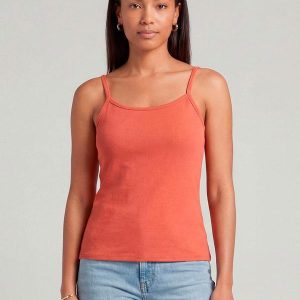 Blusa Feminina com Alça Fina Vermelho