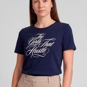 Blusa Feminina com Estampa Localizada Azul