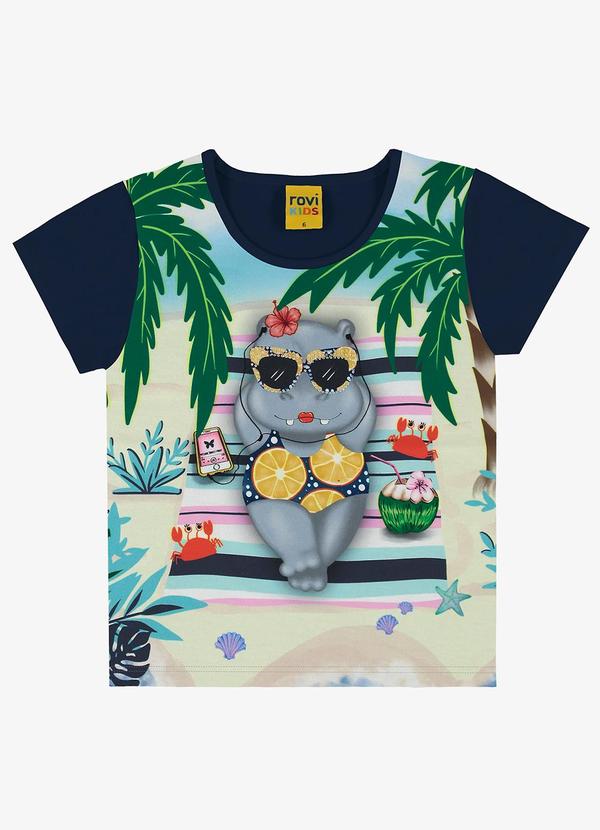Blusa Infantil Azul