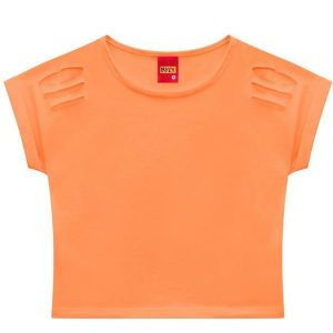 Blusa Infantil Menina Laranja