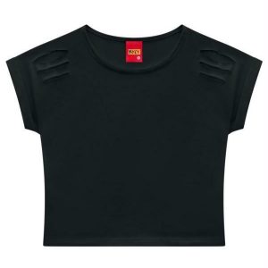 Blusa Infantil MeninaPreto