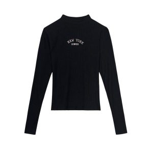 Blusa Menina em Malha Rosa