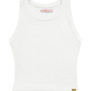 Blusa Regata Ribana Basic Branco
