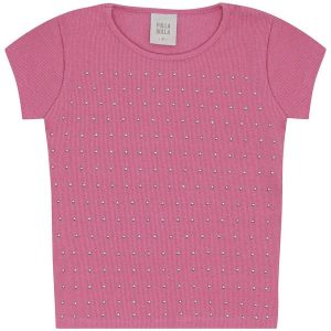 Blusa Ribana com Elastano Leve Rosa