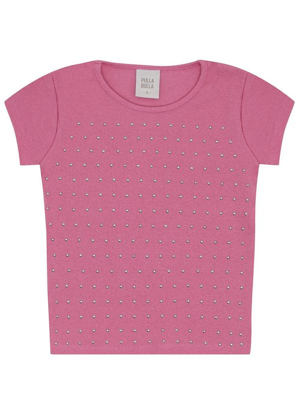 Blusa Ribana com Elastano Leve Rosa