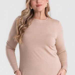 Blusa Térmica Plus Size Marrom