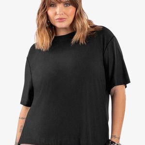 Blusa Viscose Plus Size Preto