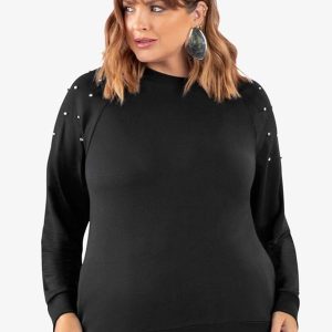 Blusão Molecotton Plus Size Preto