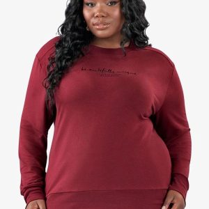 Blusão Molecotton Plus Size Vermelho