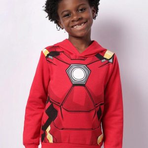 Blusão Moletom Infantil Homem de FerroVermelho