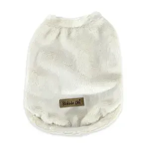 Blusão de Pelúcia Bichinho Chic Bege