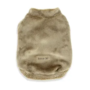 Blusão de Pelúcia Bichinho Chic Marrom