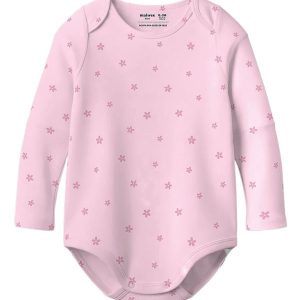 Body Margaridas Rosa Claro
