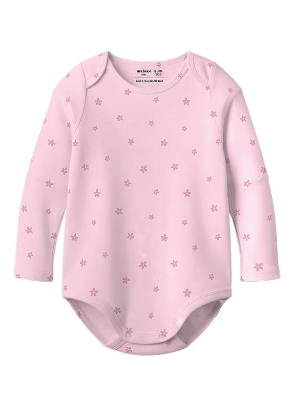 Body Margaridas Rosa Claro