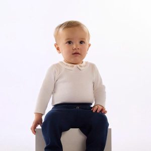 Body Suedine Bebê Bordado Branco