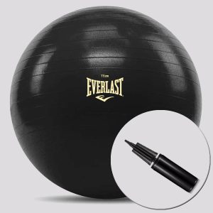 Bola de Pilates Everlast FitBall Preta