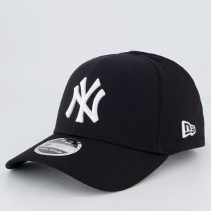 Boné New Era MLB New York Yankees HC 3930 Preto e Branco