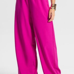 Calça Feminina Pantalona Rosa