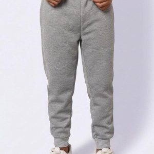 Calça Infantil Helanca Jogger Cinza