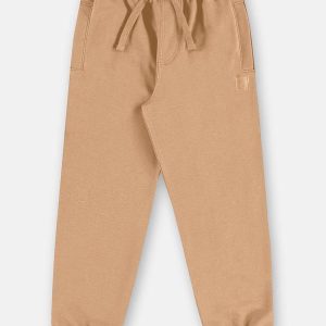 Calça Infantil em Moletom sem Felpa Bege