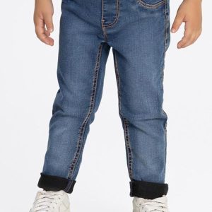 Calça Jeans Bebê Menino com Elastano Azul