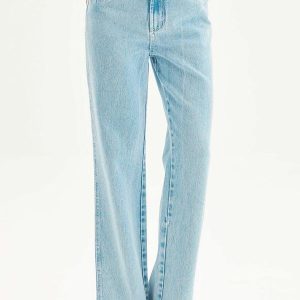 Calça Jeans Full Length High Azul