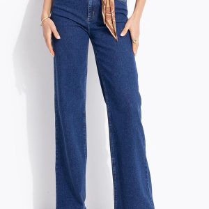 Calça Jeans Juliette com Lenço Azul