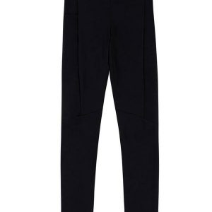 Calça Legging Canelada Malha Dry Preto