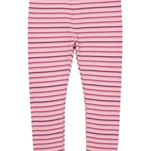 Calça Legging Listrada em Ribana Rosa