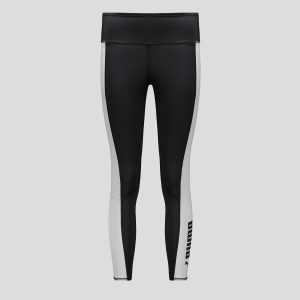 Calça Legging Puma Fit Eversculpt Color Block Feminina Preto e Branco
