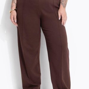 Calça Marrom em Moletom
