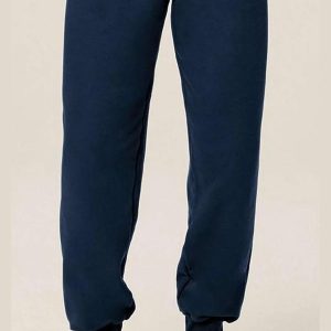 Calça Masculina Moletom Marinho 02023-Azul-Marinho