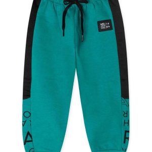Calça Moletom Infantil Masculina Verde