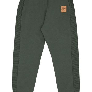 Calça Moletom e Malha Relevo Verde