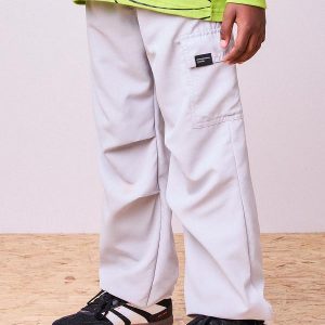 Calça Parachute em Tactel Sport Cinza Cinza