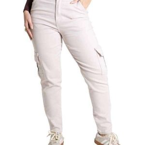 Calça Sarja Sawary Mom - 280076 Bege